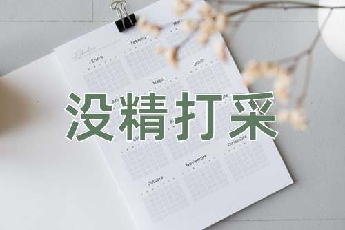 成语没精打采