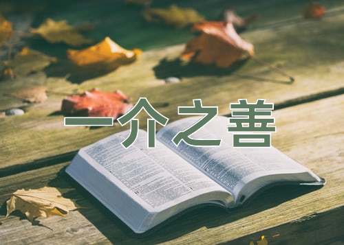 成语一介之善