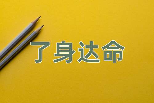 成语了身达命