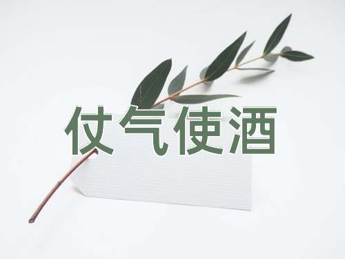 成语仗气使酒
