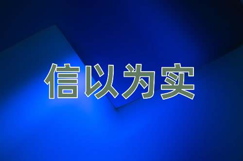 成语信以为实