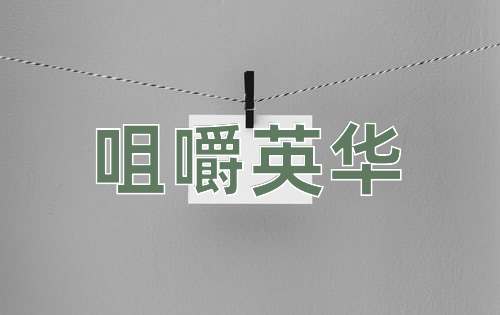 成语咀嚼英华