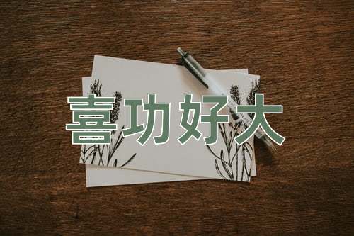 成语喜功好大