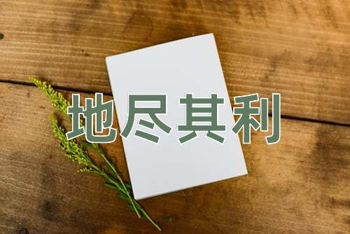 成语地尽其利