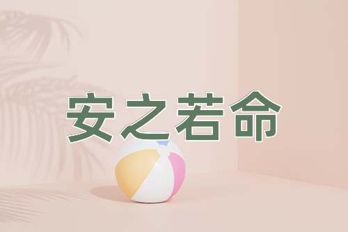 成语安之若命