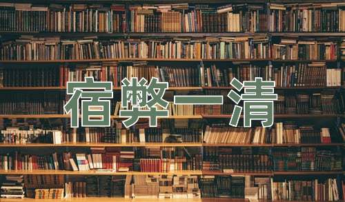 成语宿弊一清
