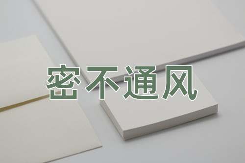 成语密不通风