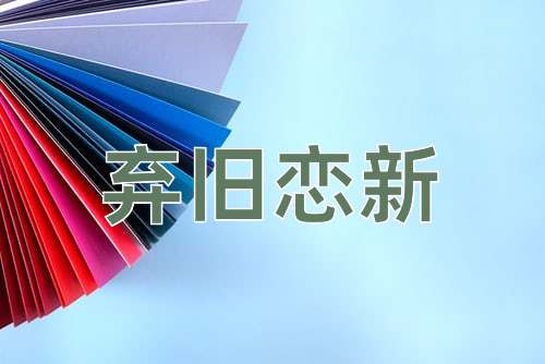 成语弃旧恋新