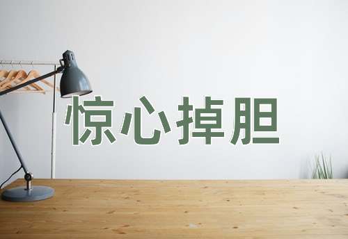成语惊心掉胆