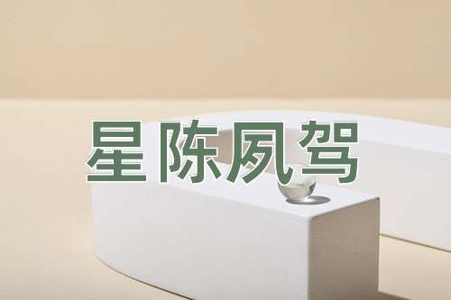 成语星陈夙驾