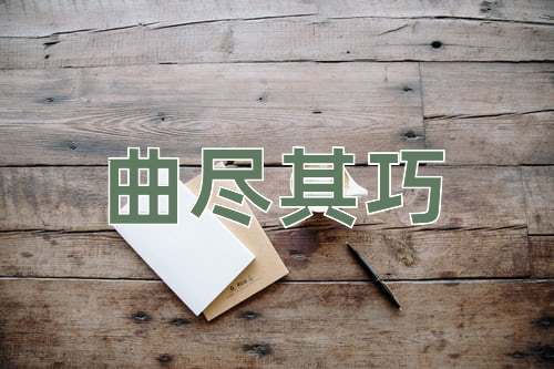 成语曲尽其巧