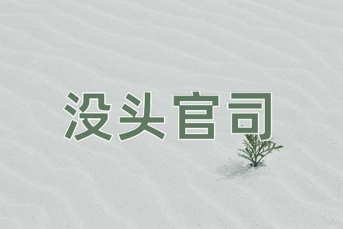 成语没头官司