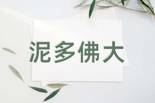 成语泥多佛大