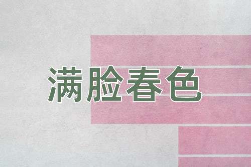 成语满脸春色