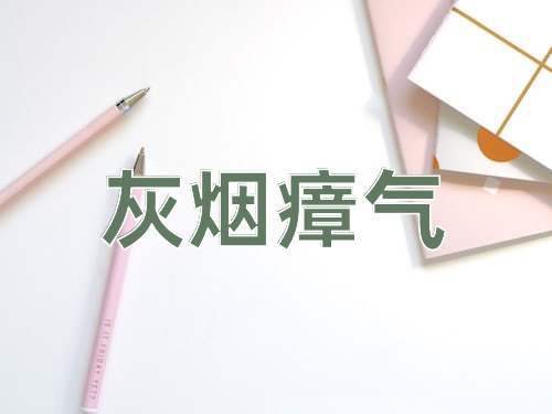 成语灰烟瘴气