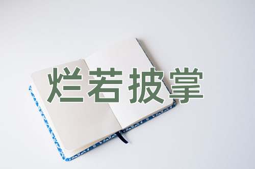 成语烂若披掌