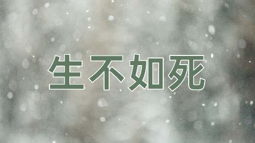 成语生不如死