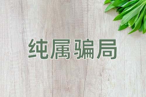 成语纯属骗局