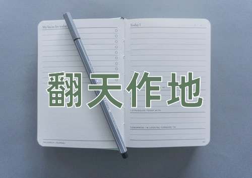 成语翻天作地