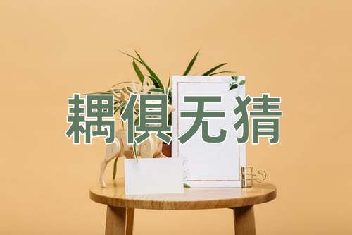 成语耦俱无猜