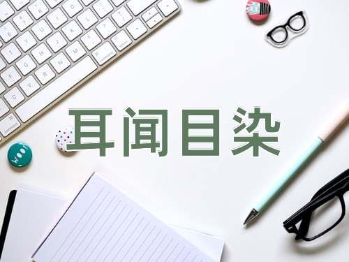 成语耳闻目染