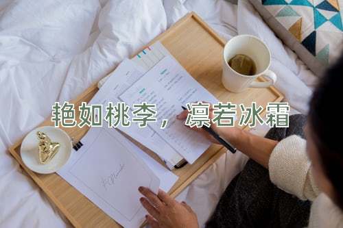 成语艳如桃李，凛若冰霜