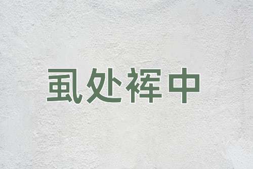 成语虱处裈中