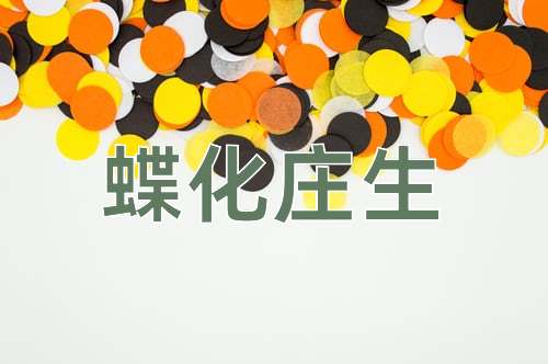 成语蝶化庄生