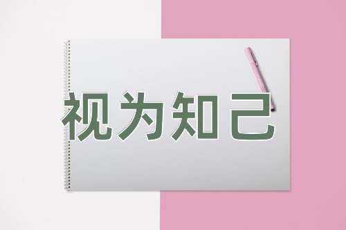成语视为知己