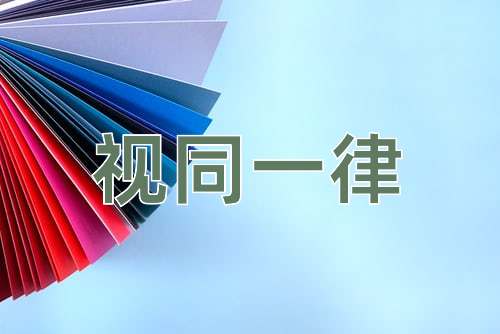 成语视同一律