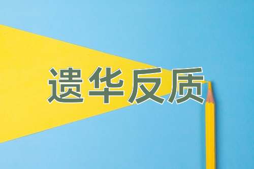 成语遗华反质