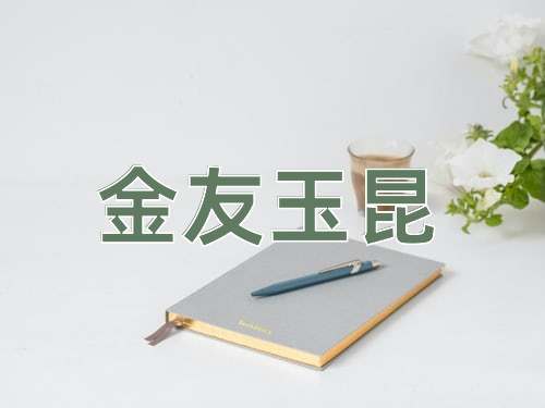 成语金友玉昆