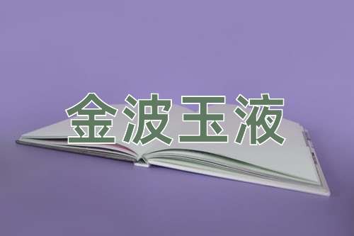 成语金波玉液