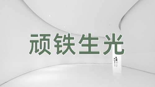 成语顽铁生光