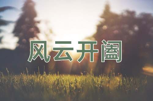 成语风云开阖