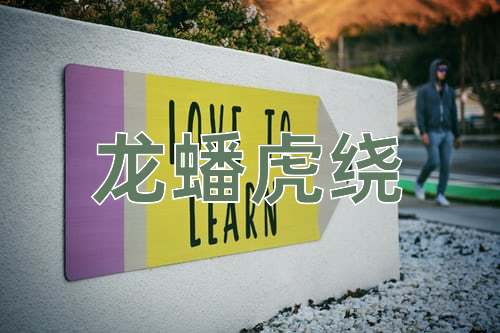 成语龙蟠虎绕