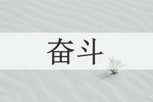 奋斗