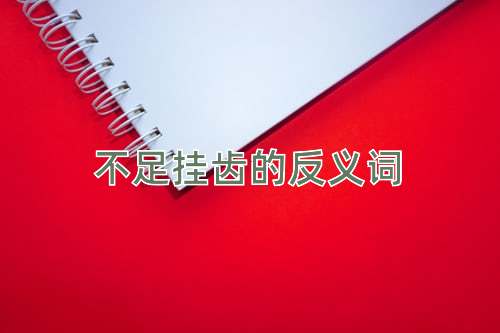 不足挂齿的反义词
