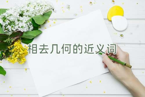 相去几何的近义词