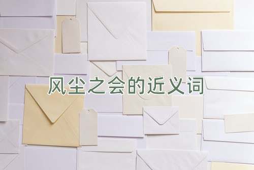 风尘之会的近义词