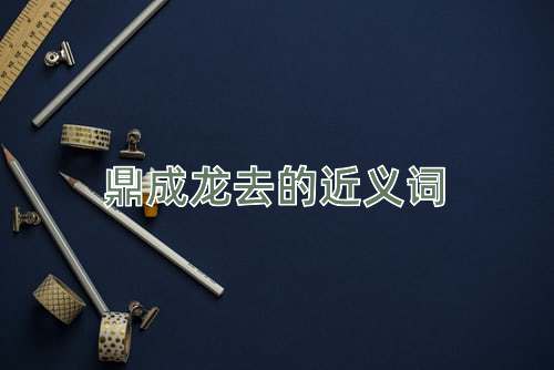 鼎成龙去的近义词