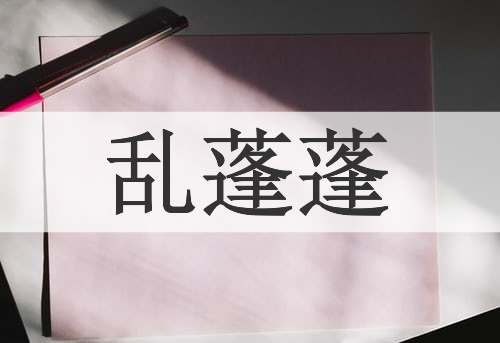 乱蓬蓬