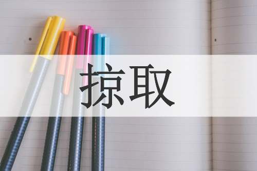 掠取