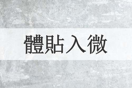 體貼入微