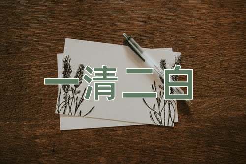 成语一清二白