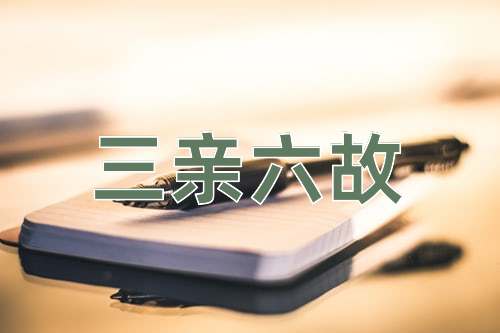 成语三亲六故