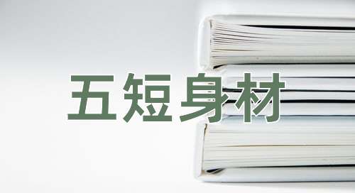 成语五短身材