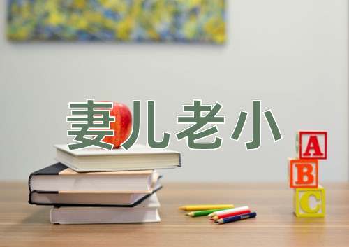 成语妻儿老小