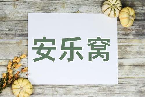 成语安乐窝