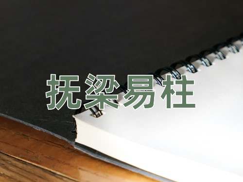 成语抚梁易柱